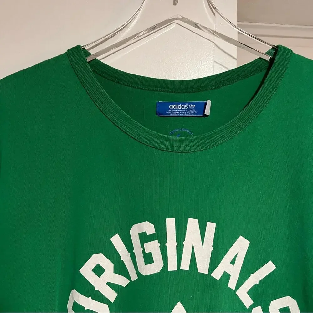 Adidas Stan Smith Graphic Tee Leaf Originals Vintage Style Men’s XL Emerald
